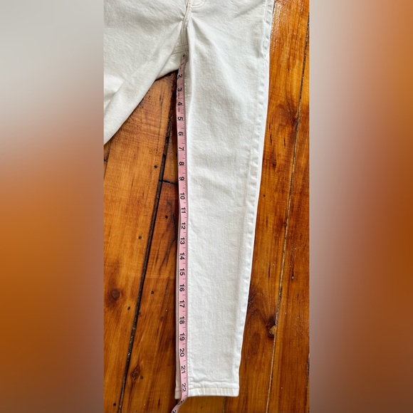 TOPSHOP_ Jaime High Waist Petite White Ankle Skinny Jeans 26 X 28 - Picture 8 of 11